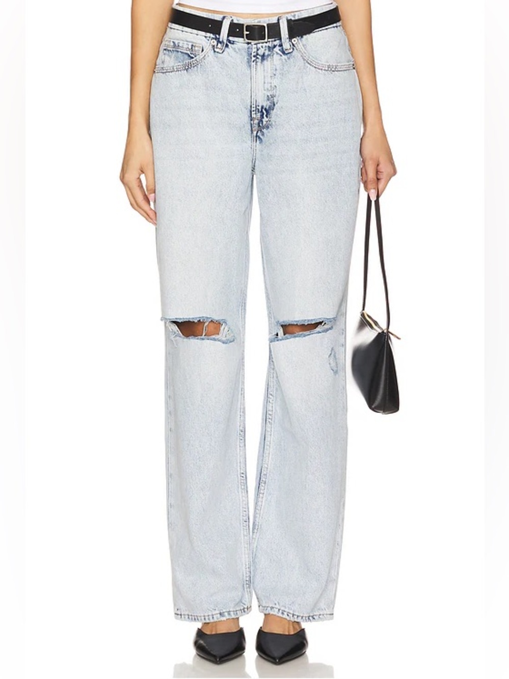 Good American Good 90’s Relaxed Jeans in Blue542